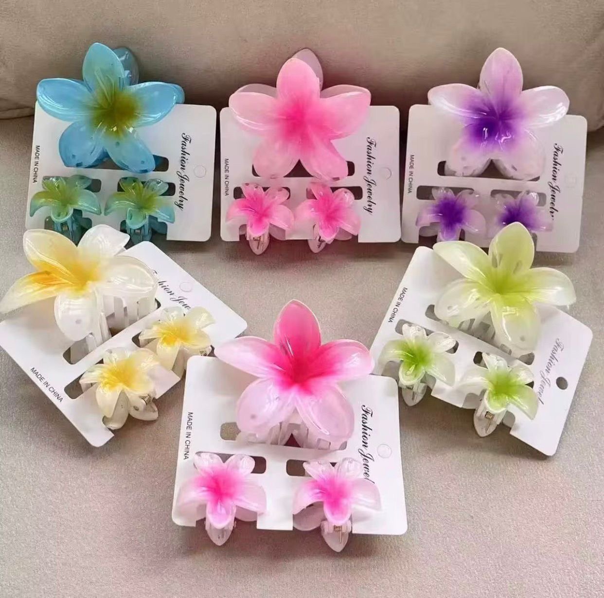 Three in one hair claw