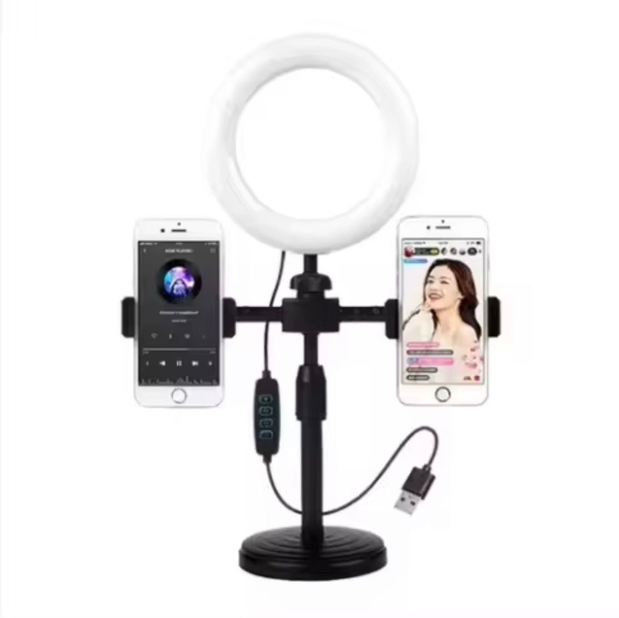 Dual phone ring light