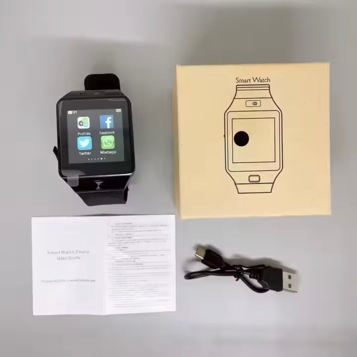 DZ09 smart watch with sim